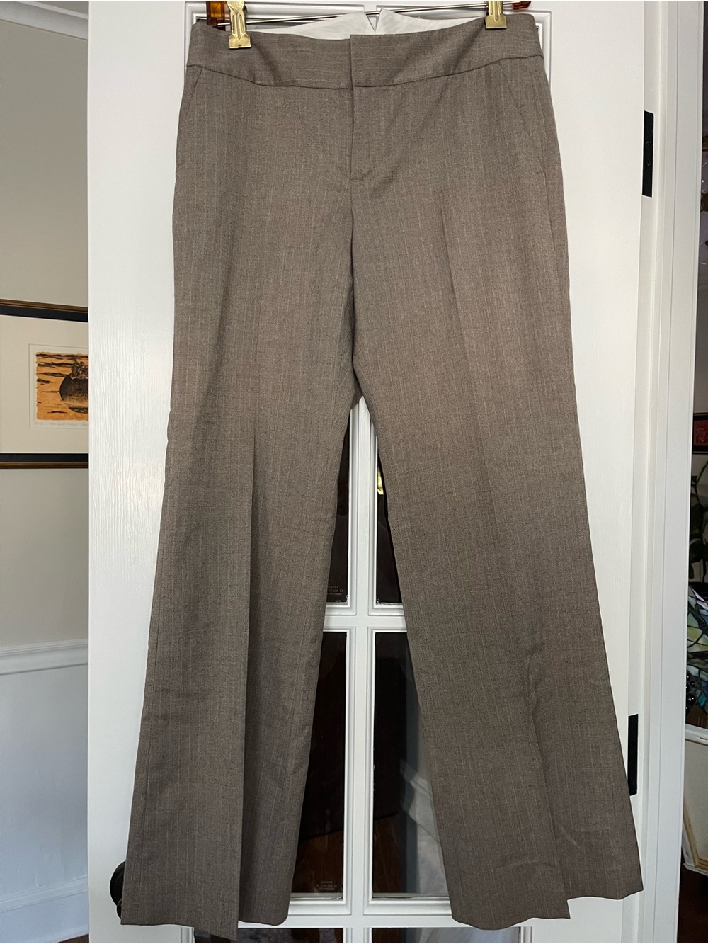 Banana Republic womens Dress Pants ~Taupe Brown 6P